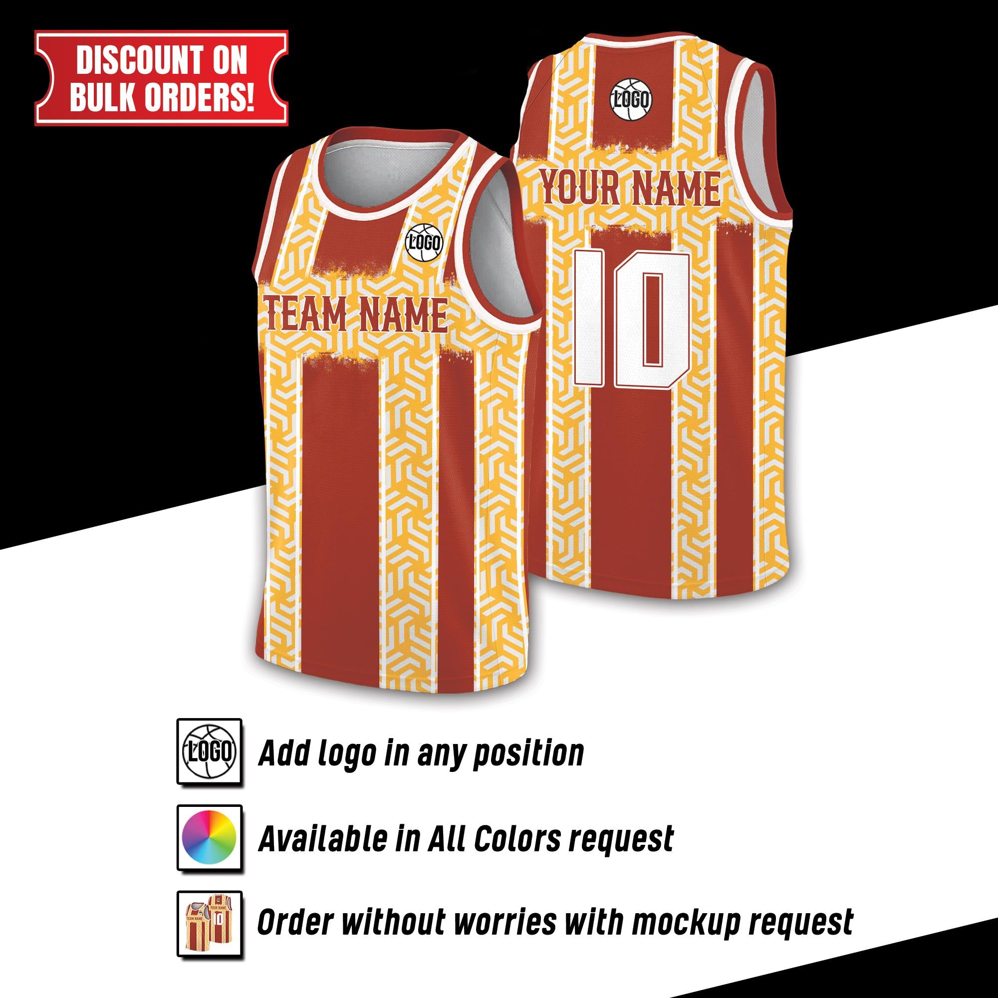 Personalized Team Name & Number Logo Basketball Jersey For Adult Kid, Custom Basketball Jersey for Game Day Outfit, Basketball Fan gifts