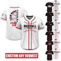 Personalized Baseball Mom Baseball Jersey, Custom Gifts for Mom Baseball Jersey, Happy Mothers Day Baseball Jersey Mom Gift from Boys Girls