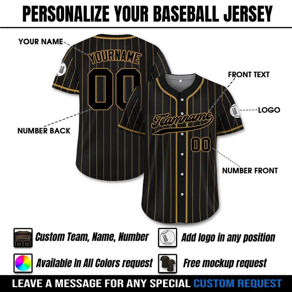 Personalized Button Down Jersey For Adult Youth Preschool, Custom Baseball Jersey Shirt with Name Number, Matching Uniform Game Day Outfit