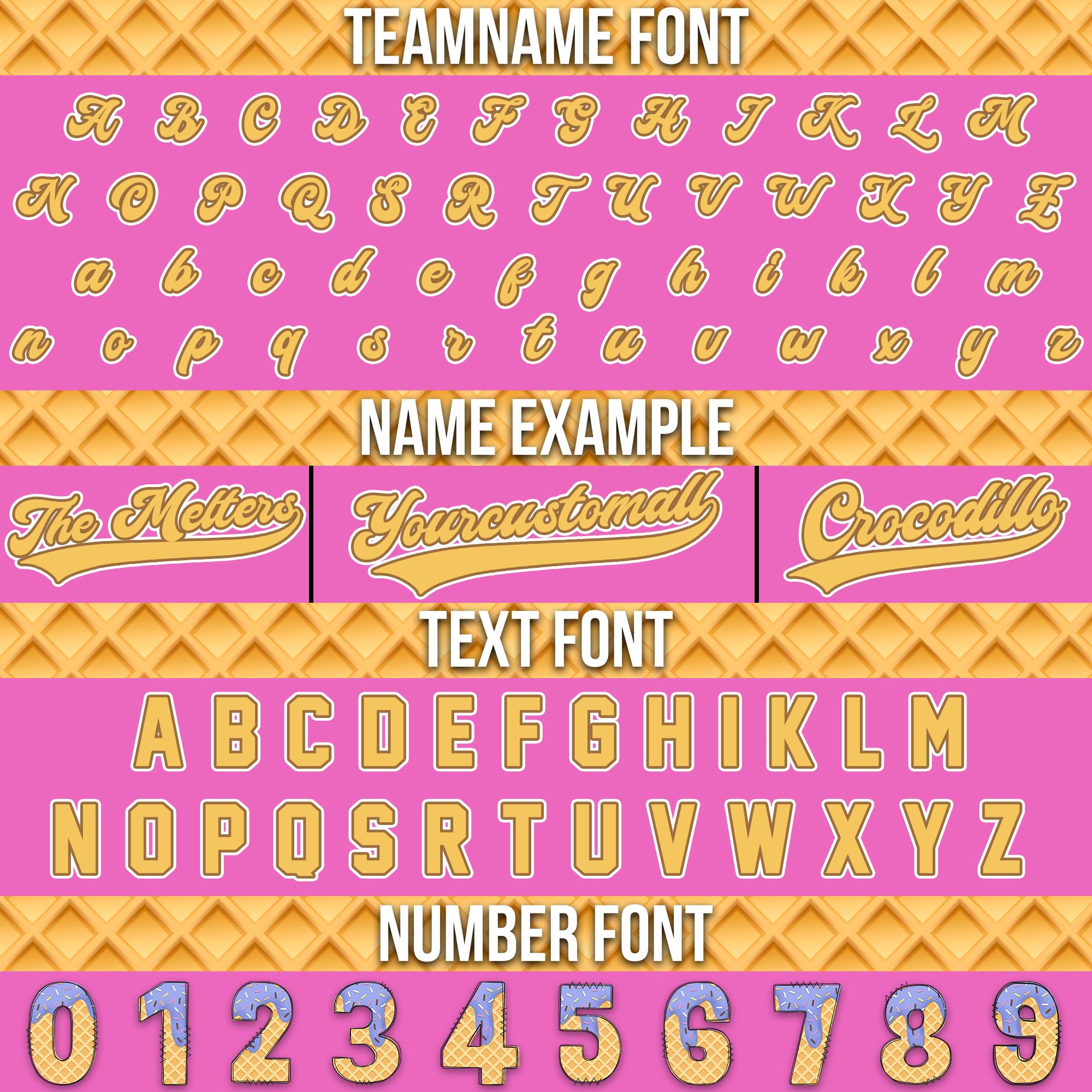 Personalized Ice Cream Drip Baseball Jersey for Men Women Youth Kid, Custom Sprinkle Drip Baseball Matching Family Shirt, Summer Outfit