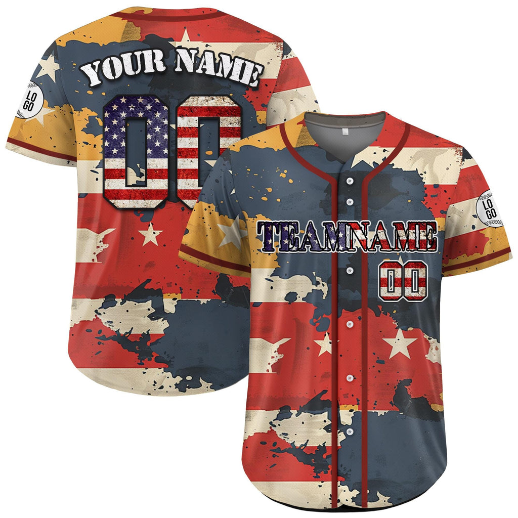 Custom Camo Baseball Jersey, Personalized Camouflage Jersey Uniform For Adult Kid,Father's Day Gift for Veteran Dad, Fishing Dad Hunting Dad