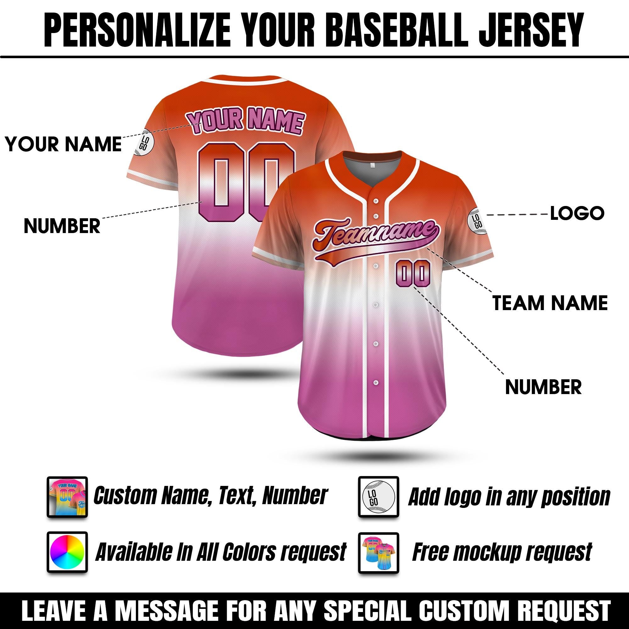 Custom LGBTQ Pride Month Baseball Jersey, Rainbow Jersey Shirt for LGBT, Personalized LGBTQ Equality Pride shirt, lgbt Support Shirt Gifts