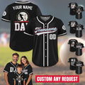 Personalized Baseball Jersey for Dad, Custom Dad Shirt with Names Numbers, Father's Day Gift 2026, Baseball Dad Gift