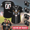 Personalized Dad Baseball Jersey, Custom Dad Shirt with Names Numbers, Baseball Dad Apparel, Father's Day Gift for Dad, Husband, Grandpa