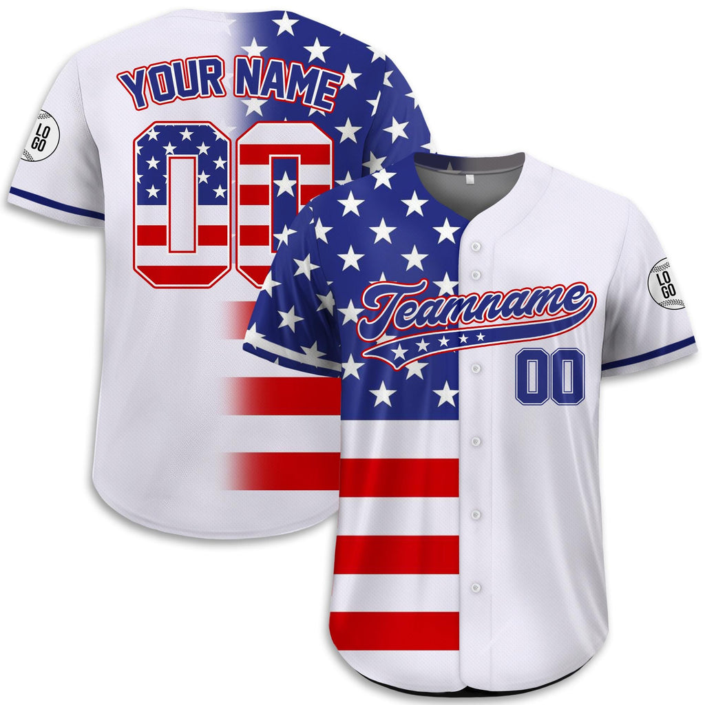 Personalized USA Baseball Jersey, Custom Name Patriotic Jersey USA Flag Shirt, Gift for American Lovers, retro 80s clothing Independence Day