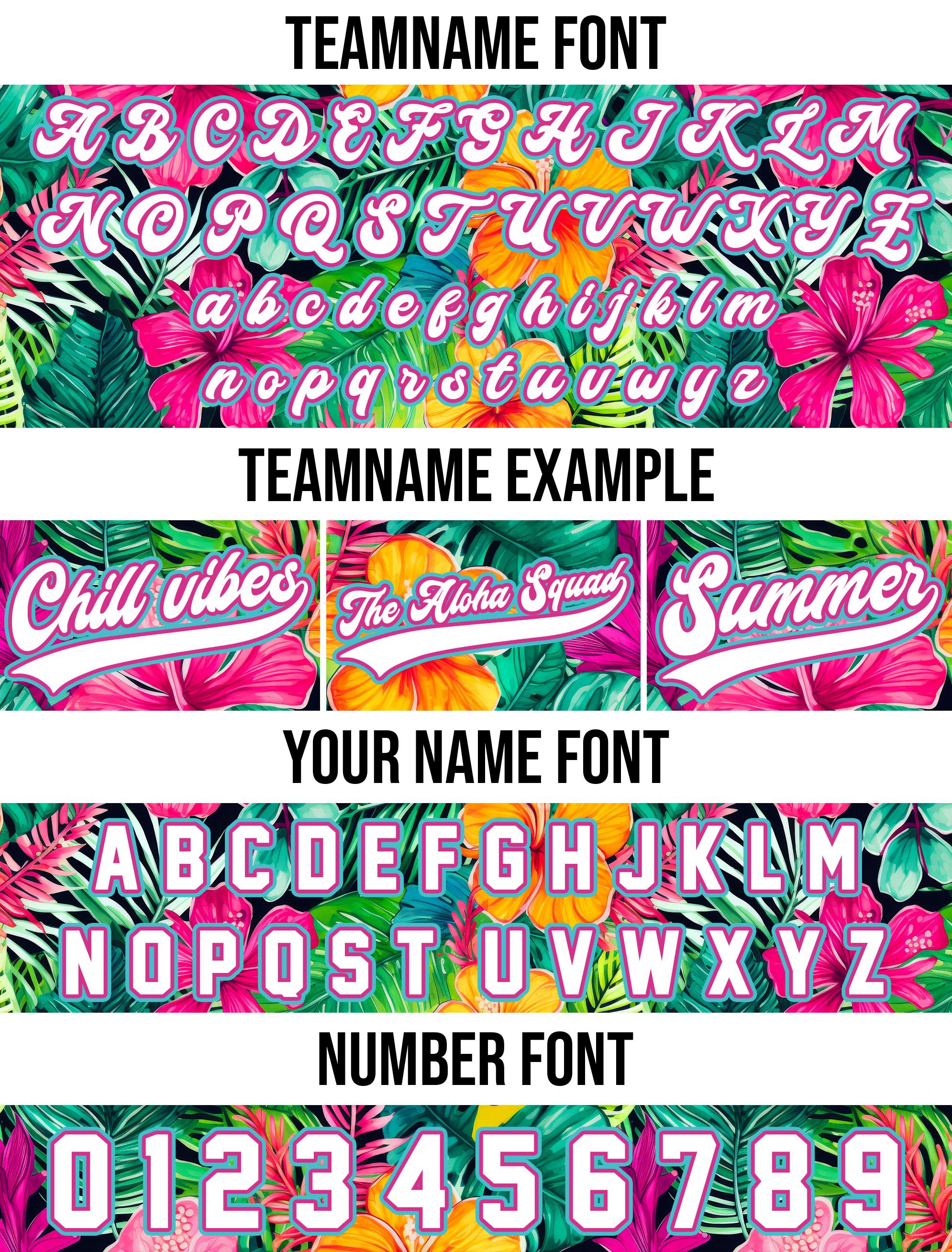 Tropical Custom Face Baseball Jersey Hawaiian Shirt for Summer Vibes Matching Friends Outfit Bachelor Party Shirt Gift for Couple Family