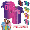 Custom Team Name Number Baseball Jersey for Preschool Youth Adult, Personalized Jersey Uniform For Fans Baseball Lovers Couple Jersey