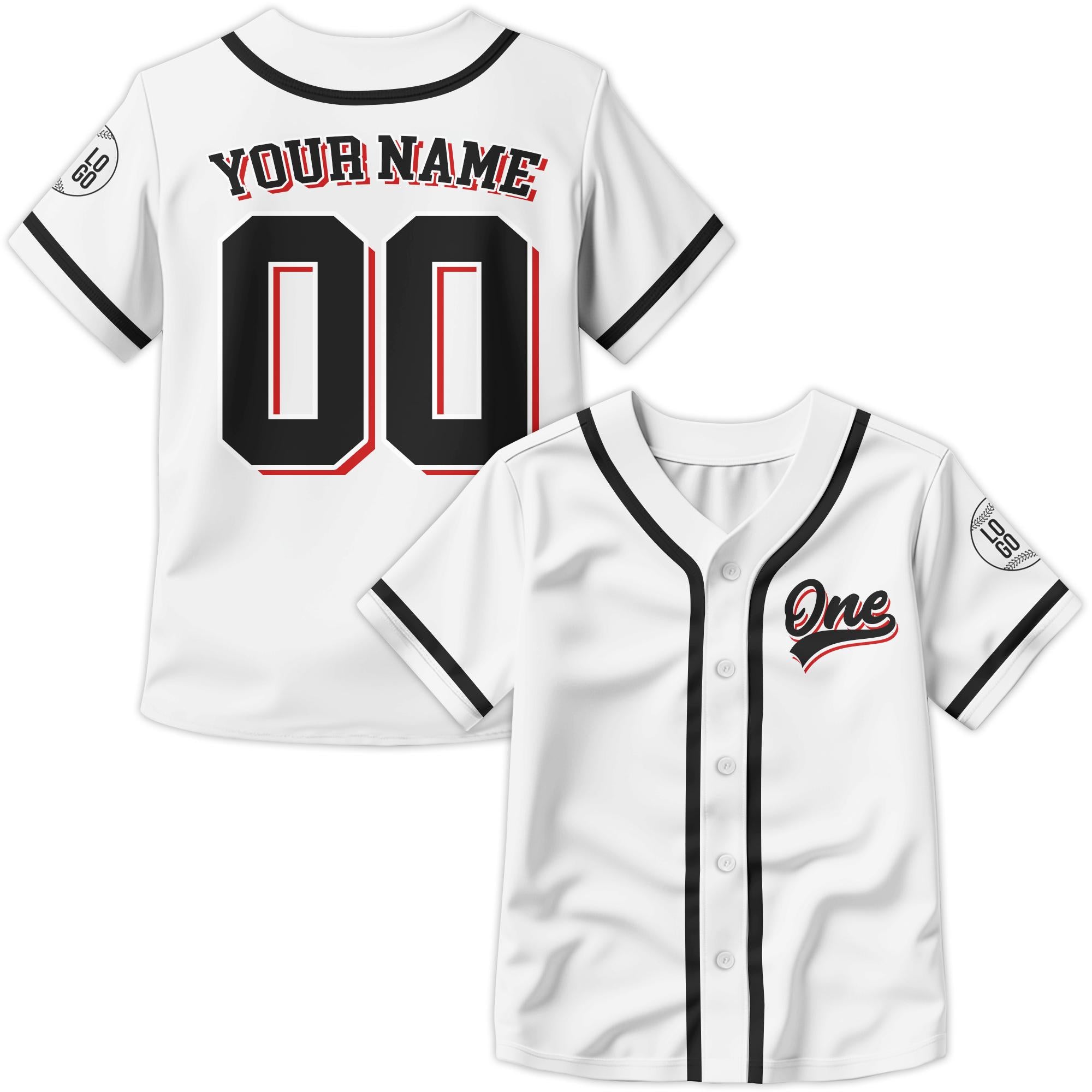 Personalized Birthday Boy Baseball Jersey for Youth Kids, Custom Baby Boy Baseball Jersey, Kids Birthday Gift, Baseball First Birthday