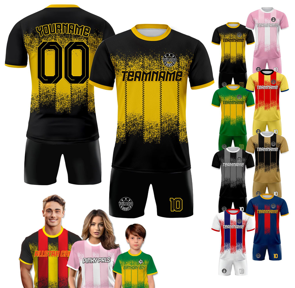 Custom Men Women Youth Toddler Soccer Jersey Team Uniform, Personalized Jersey with Team Name Logo Number, Custom Boy Soccer Jersey Gift