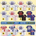 Personalized Birthday Boy Baseball Jersey for Youth Kids, Custom 1st 2nd 3rd Birthday Boy Jersey, Rookie of the Year Age and Name Shirt