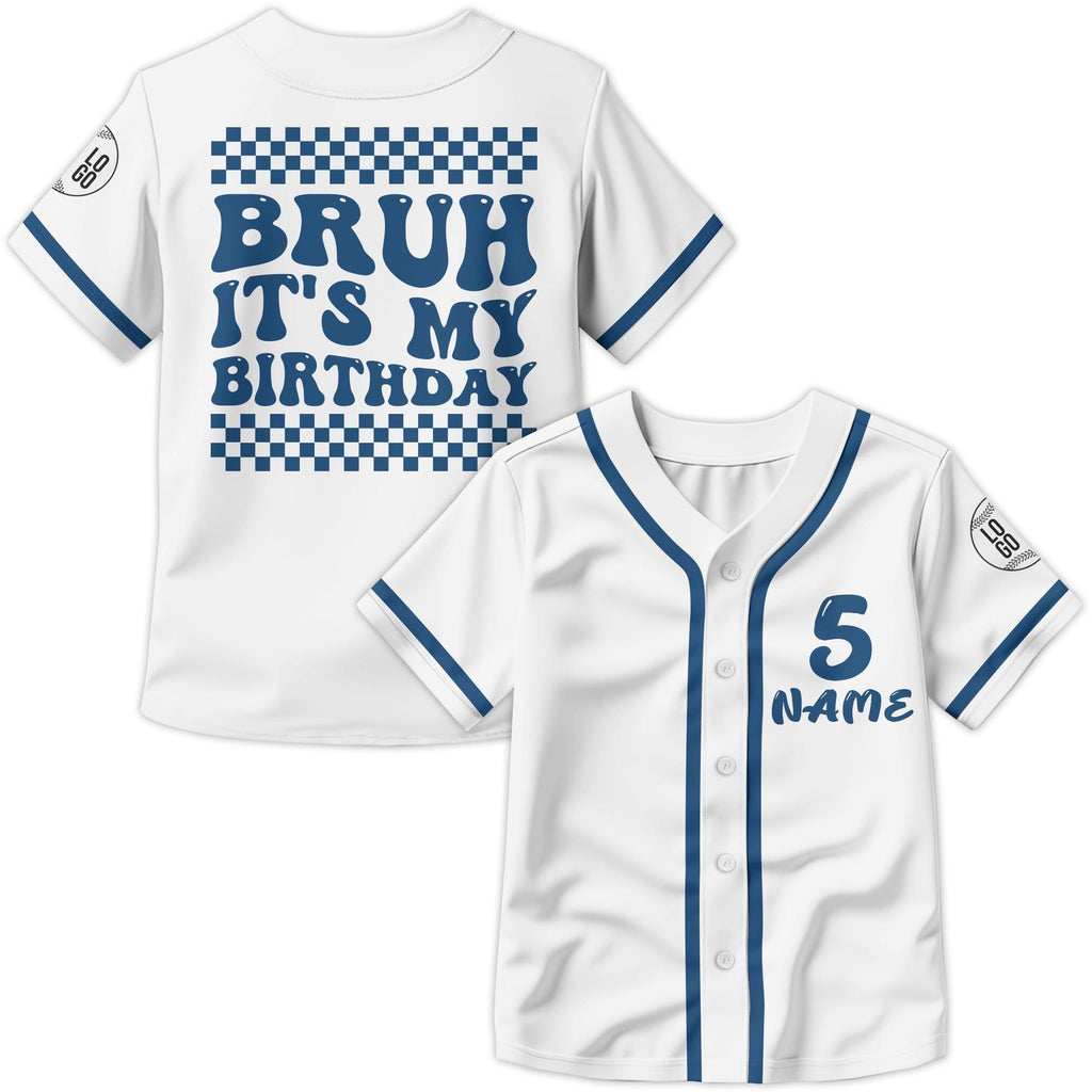 Personalized Birthday Boy Baseball Jersey for Youth Kids, Custom Kids Birthday Gift Baseball Jersey, Toddler Birthday Tee Birthday Gift Boy