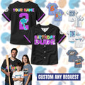 Personalized Birthday Boy Baseball Jersey for Youth Kids, Custom Kids Birthday Gift Baseball Jersey, Baseball Number Tee Birthday Outfit