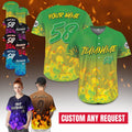 Personalized Jersey For Men Women Youth Kid Custom Baseball Team Shirt with Name Button Down Jersey Hip hop Streetwear shirt Gift for Him