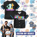 Personalized Kid Jersey Birthday Boy Baseball Jersey for Youth Kids, Custom Kids Birthday Gift Baseball Jersey, Sports Birthday T Shirt