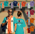 Custom Retro Bowling Shirts for Men Vintage Short Sleeve Button Down Casual Shirts for Adult Kid Bowling Team Uniform Bowling Hawaiian Shirt