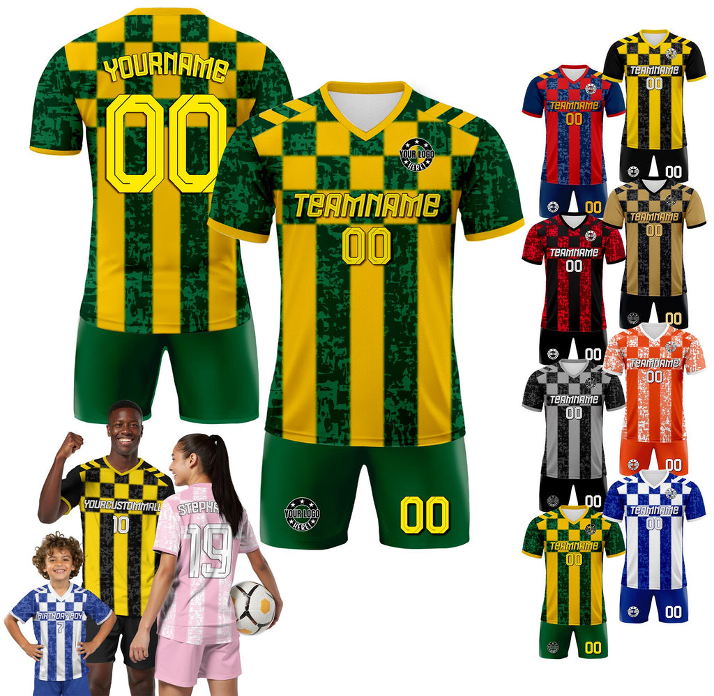 Custom Team Soccer Jersey for Adult Youth Kid Team Uniform, Personalized Jersey with Team Name Number Logo Custom Girls soccer jersey Gifts
