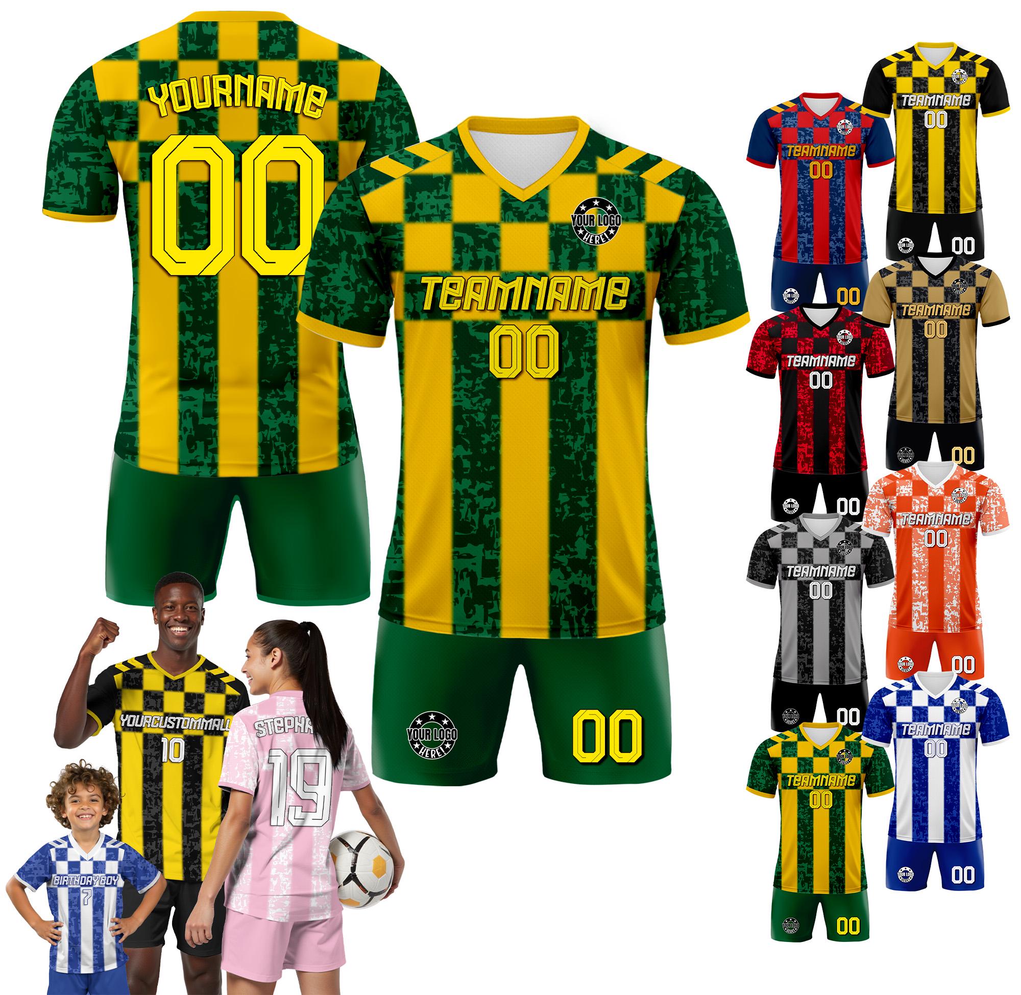 Custom Team Soccer Jersey for Adult Youth Kid Team Uniform, Personalized Jersey with Team Name Number Logo Custom Girls soccer jersey Gifts