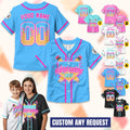 Personalized Back To School Jersey for Kids Custom Ice Cream Pencil First Day Of School Kids School Shirt Preschool Baseball Jersey Gift