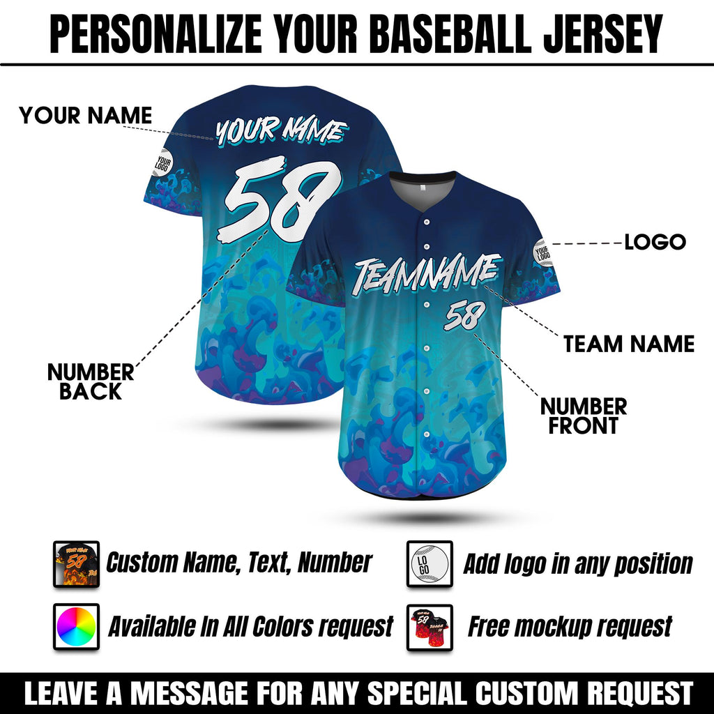 Custom Flame Baseball Jersey for Men Women Youth Personalized Jersey Streetwear cheerleading uniform, Flame Graphic Tee Gift for Him for Her