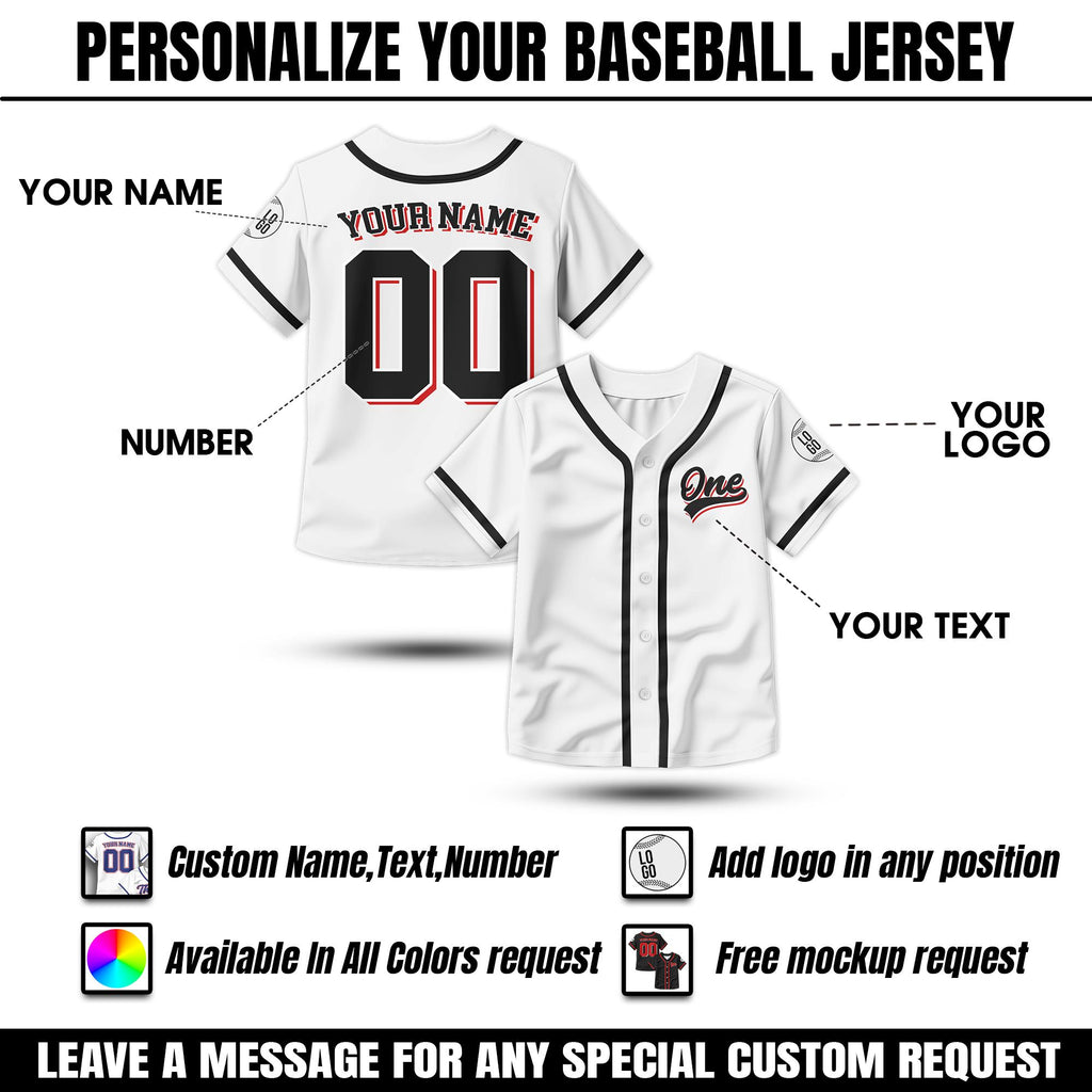 Personalized Birthday Boy Baseball Jersey for Youth Kids, Custom Baby Boy Baseball Jersey, Kids Birthday Gift, Baseball First Birthday