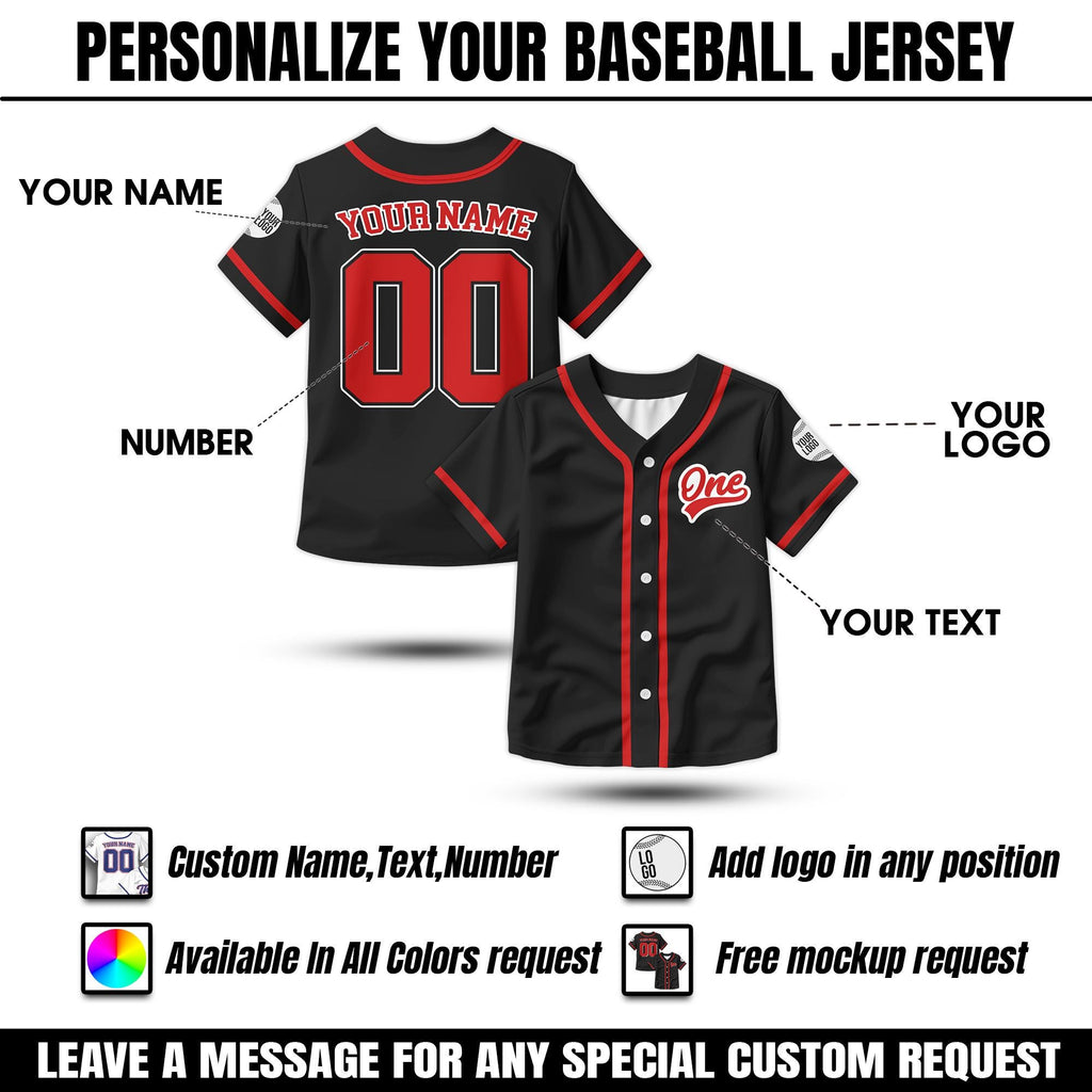 Personalized Birthday Boy Baseball Jersey for Youth Kids, Custom Rookie of the Year Baseball Jersey, 1st 2nd 3rd Birthday Boy Jersey