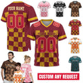 Custom Name Number Logo Football Jersey for Men Women Youth Kids, Personalized Football Jersey Uniform American Football Fans Lovers Gifts