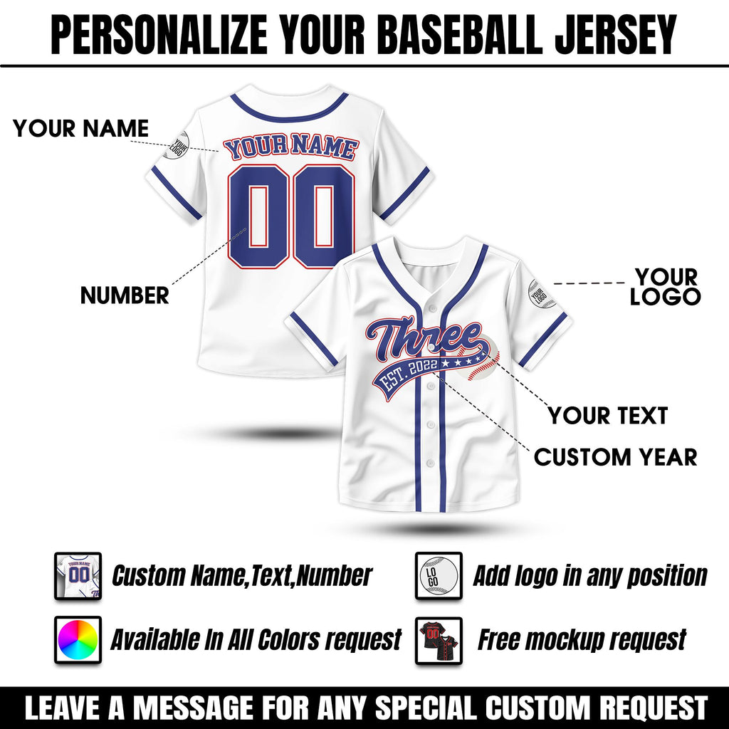 Personalized Birthday Boy Baseball Jersey for Youth Kids, Custom Birthday Outfit Baseball Jersey, Rookie of the Year Sports Birthday T Shirt