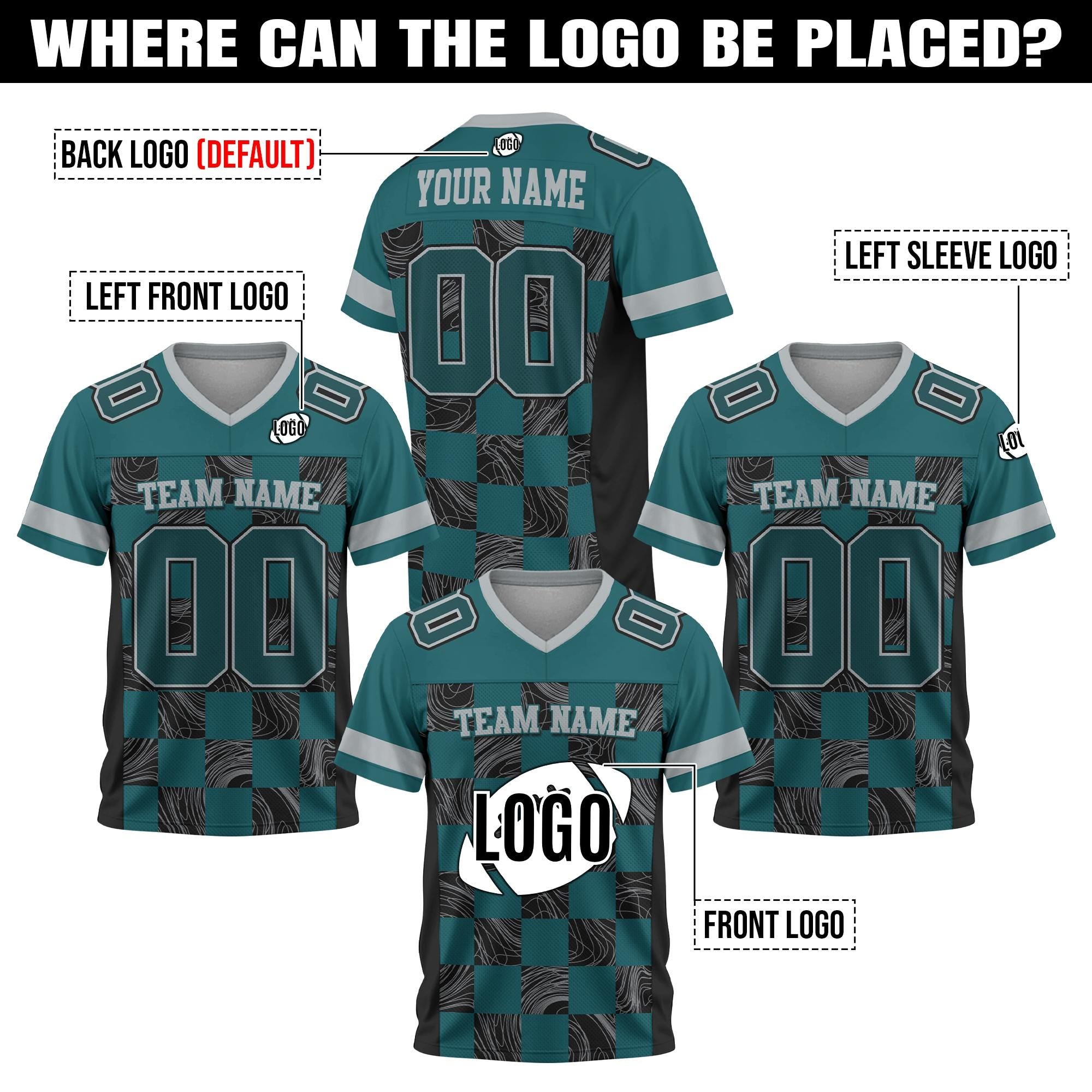 Custom Name Number Football Jersey for Men Women Youth Preschool, Personalized Football Team Uniform for Fans Lovers Gifts Concert Jersey