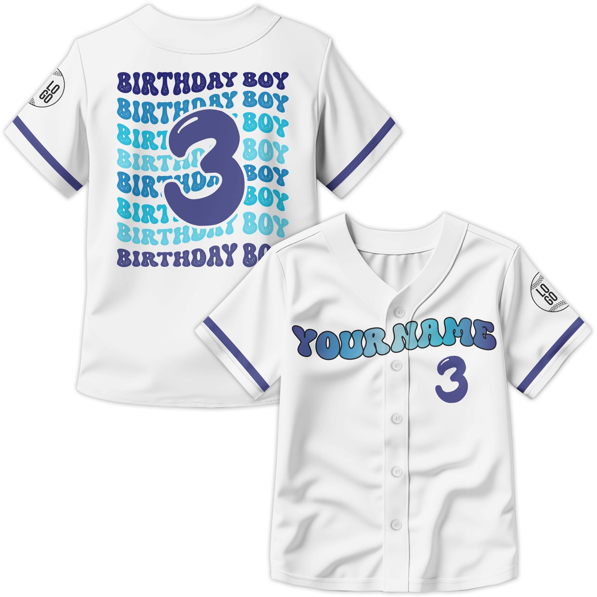 Personalized Birthday Boy Baseball Jersey for Youth Kids, Custom Birthday Gift Boy Baseball Jersey Kids Birthday Gift, Sports Birthday Shirt