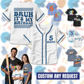 Personalized Birthday Boy Baseball Jersey for Youth Kids, Custom Kids Birthday Gift Baseball Jersey, Toddler Birthday Tee Birthday Gift Boy