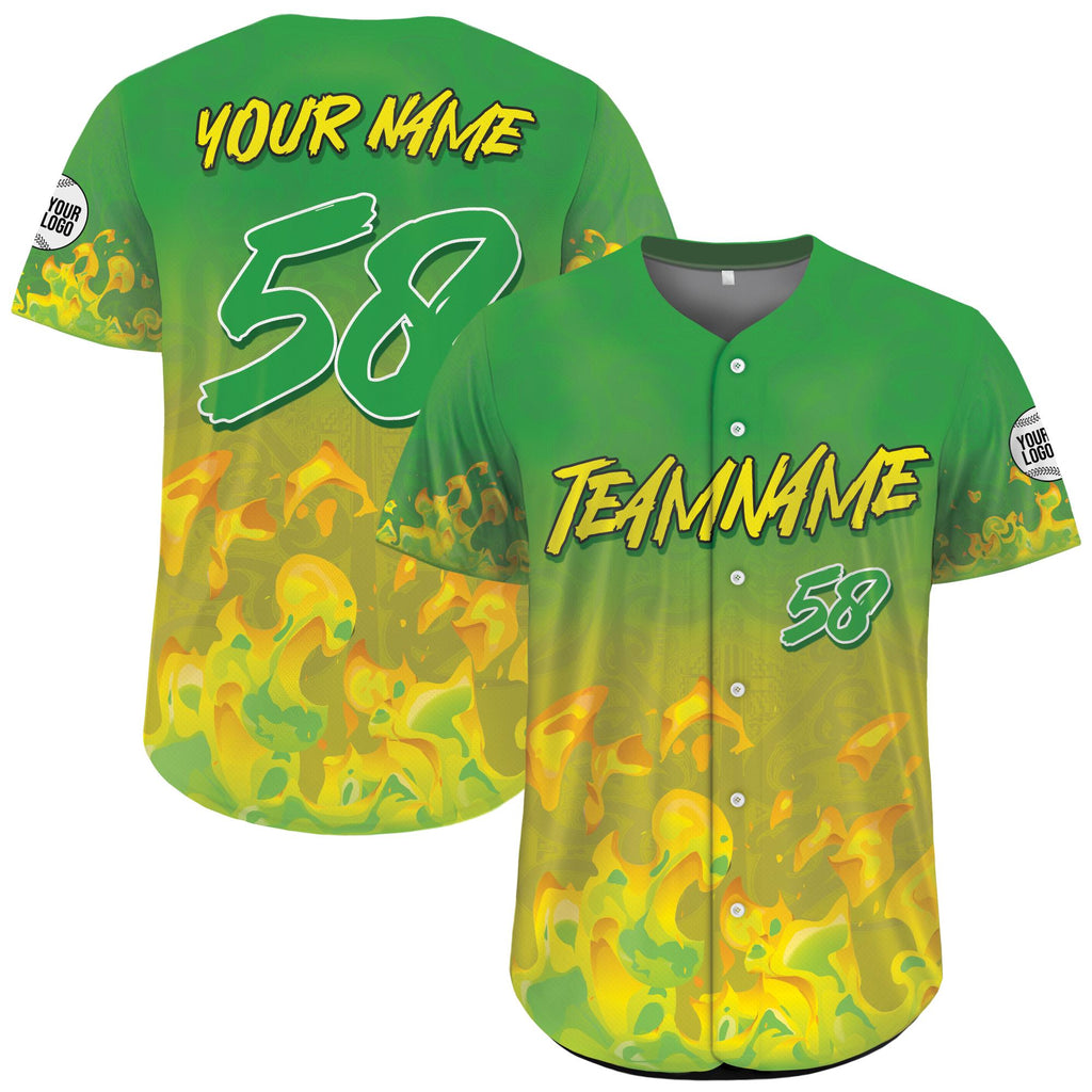 Personalized Jersey For Men Women Youth Kid Custom Baseball Team Shirt with Name Button Down Jersey Hip hop Streetwear shirt Gift for Him