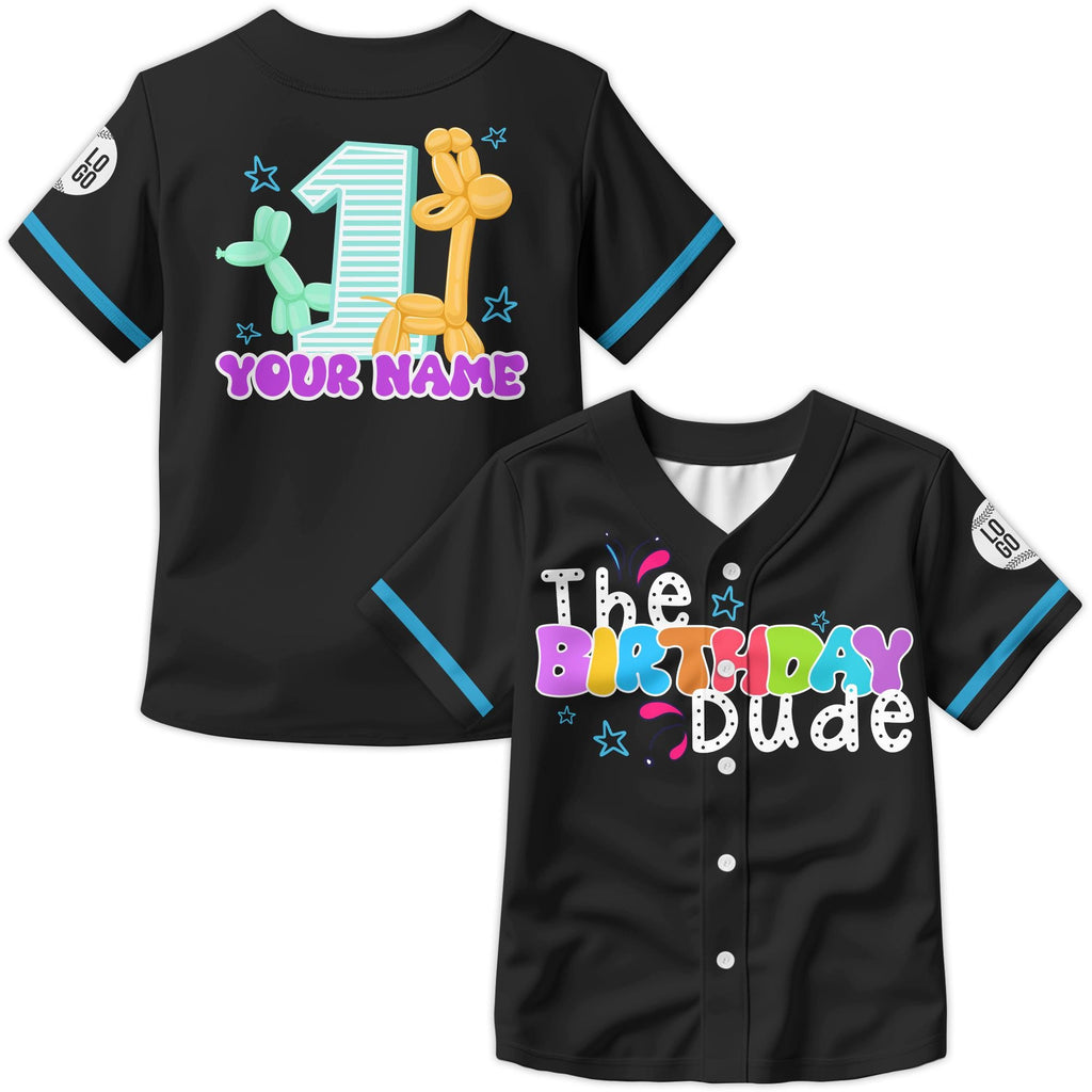 Personalized Kid Jersey Birthday Boy Baseball Jersey for Youth Kids, Custom Kids Birthday Gift Baseball Jersey, Sports Birthday T Shirt