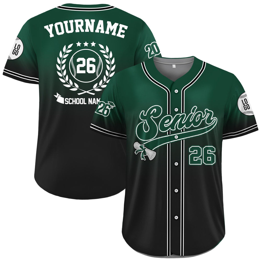 Custom Senior 2026 Baseball Jersey For Men Women Youth Kid, Personalized Graduation Shirt - College High School Senior, Class of 2026 Shirt