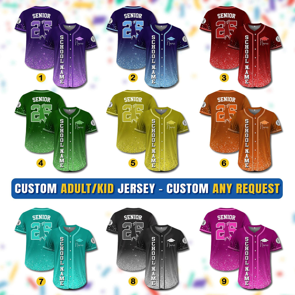 Custom Name Class of 2026 Jersey, Personalized High School Graduation Shirt, Custom Graduation Squad, Graduation Gifts, Graduation Party