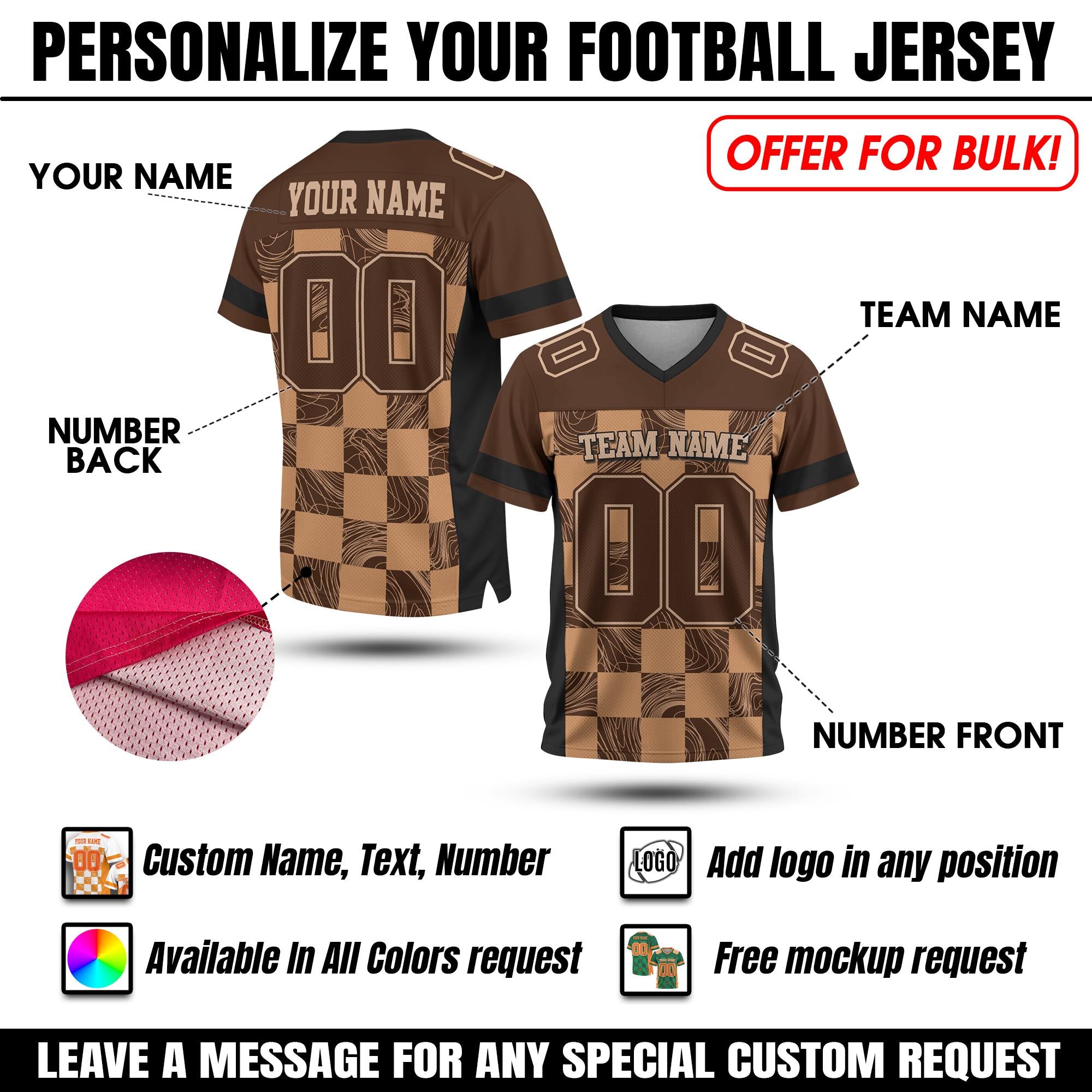 Custom Name Number Logo Football Jersey for Men Women Kids, Personalized Football Jersey Uniform Football Fans Lovers Concert Jersey