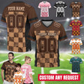 Custom Name Number Logo Football Jersey for Men Women Kids, Personalized Football Jersey Uniform Football Fans Lovers Concert Jersey