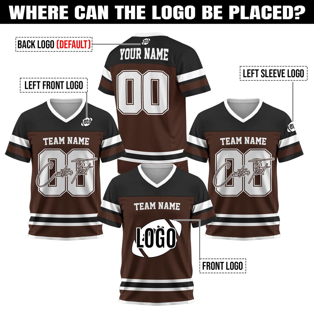 Custom Name Number Logo Football Jersey For Adult Kid Personalized Team Uniform Football Fan Tee Football V-neck Mesh Jersey concert outfit