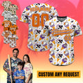 Custom Summerween Ice Cream Baseball Jersey for Men Women Youth Kid, Personalized Spooky Season Shirt Jersey, Trendy Summer Beach Shirt