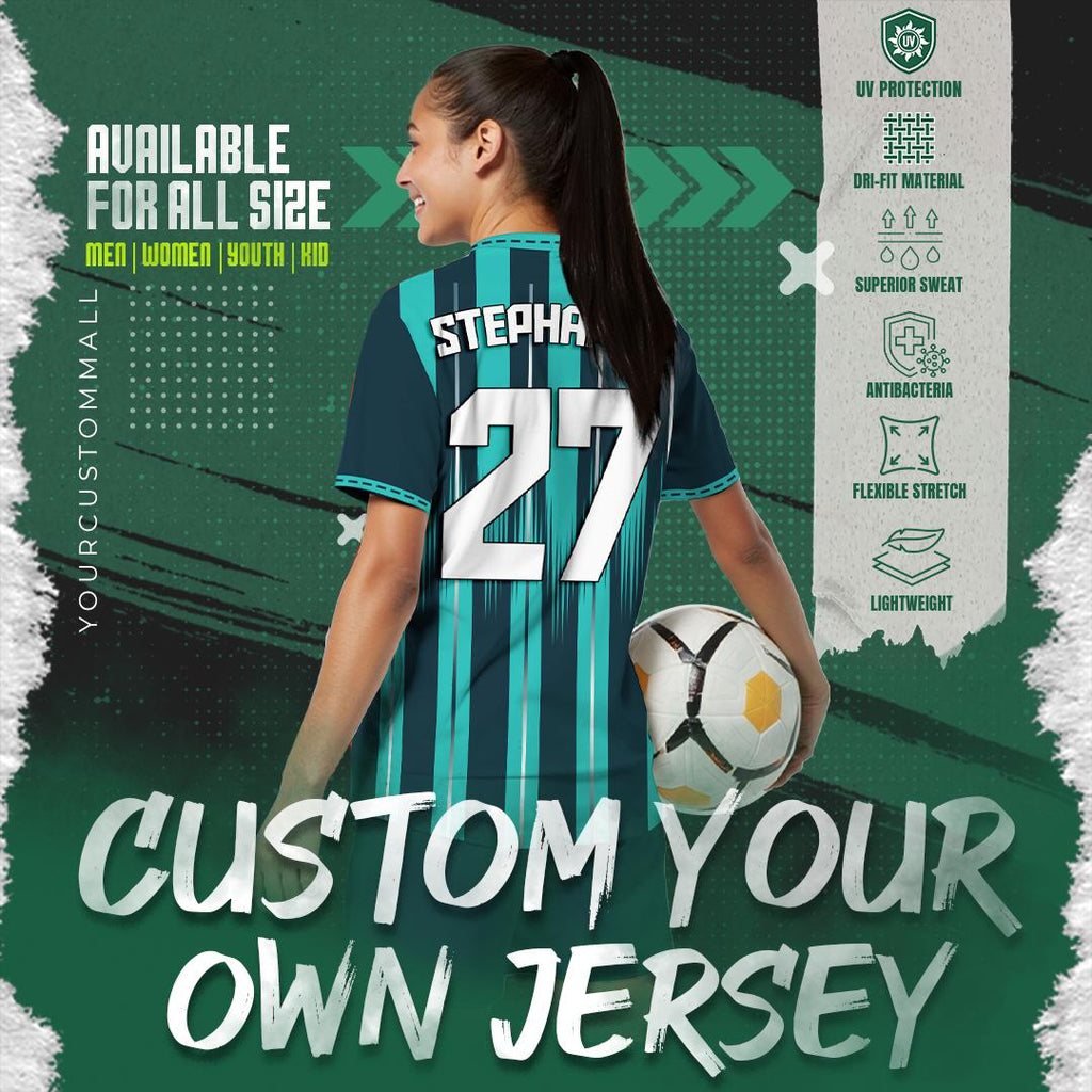 Custom Soccer Jersey Shorts Set for Men Women Youth Kid, Personalized Jersey with Team Name Number Logo, Soccer Team Uniform Jersey Gift