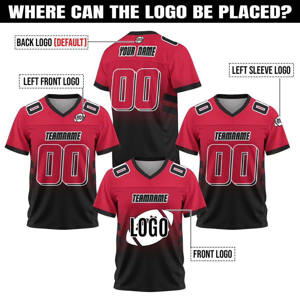 Personalized Football Jersey with Team Name Number Custom team uniform Men football Fan Jersey Concert Outfit College Football Game Day