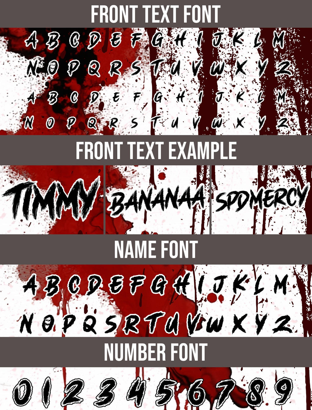 Personalize Blood Splatter Baseball Jersey for Men Women Youth Kid, Custom Halloween Party Jersey For Baseball Team Creepy Halloween Gift