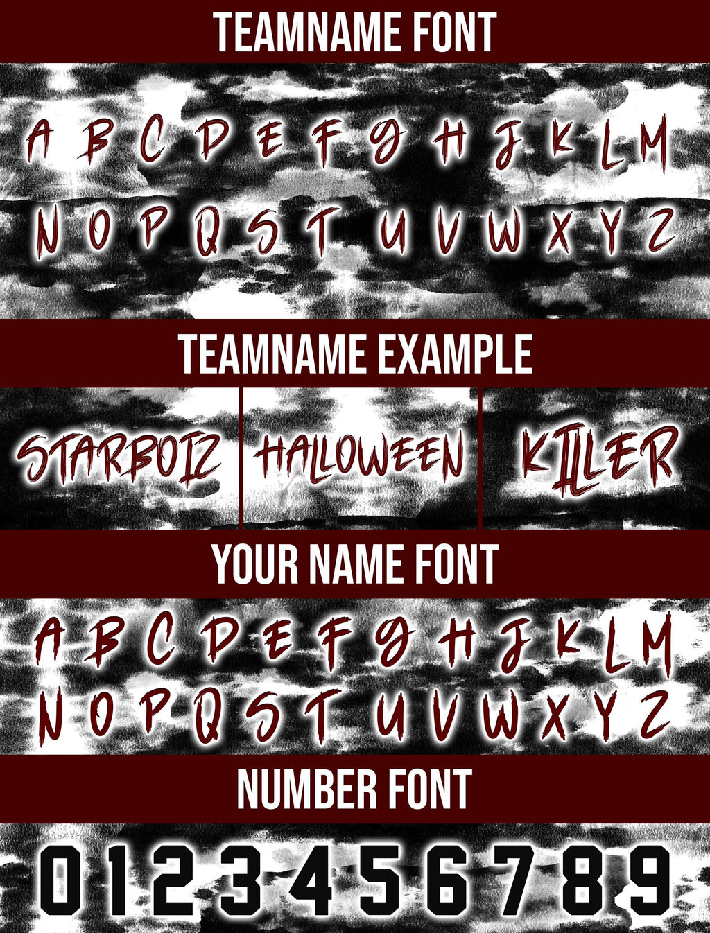 Custom Tie Dye Halloween Baseball jersey for Men Women Youth Kid, Team Jersey Halloween Costume, Halloween Jersey Outfit, Horror Jersey