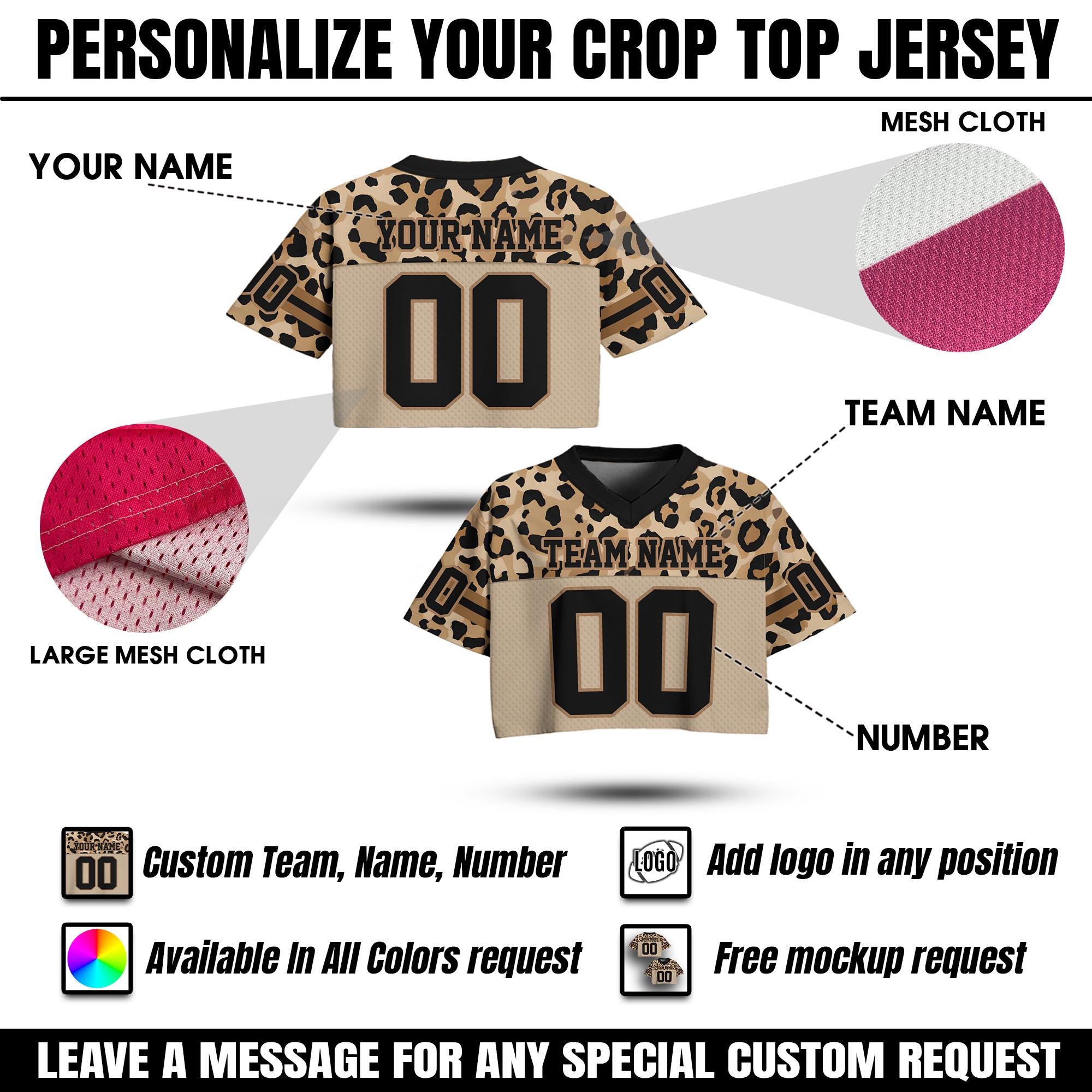 Personalized Team Name Number Cropped Football Jersey for Women Girls Custom Women Crop Tee Streetwear Top Tour Concert Outfit Gift for her