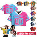 Custom Gradient Football Crop Jersey for Women Girl, Custom Streetwear Shirt Cheer Uniform Women, Add Your Own Design Game day outfit