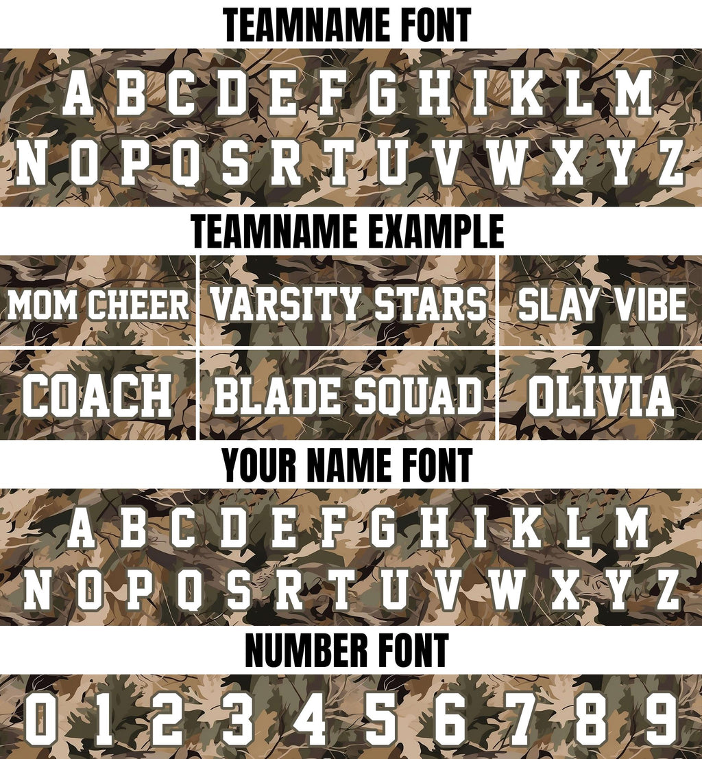 Personalized Camo Football Jersey for Women Girls, Custom Crop Top with Name and Number Streetwear Shirt Concert Outfit, Camouflage Jersey