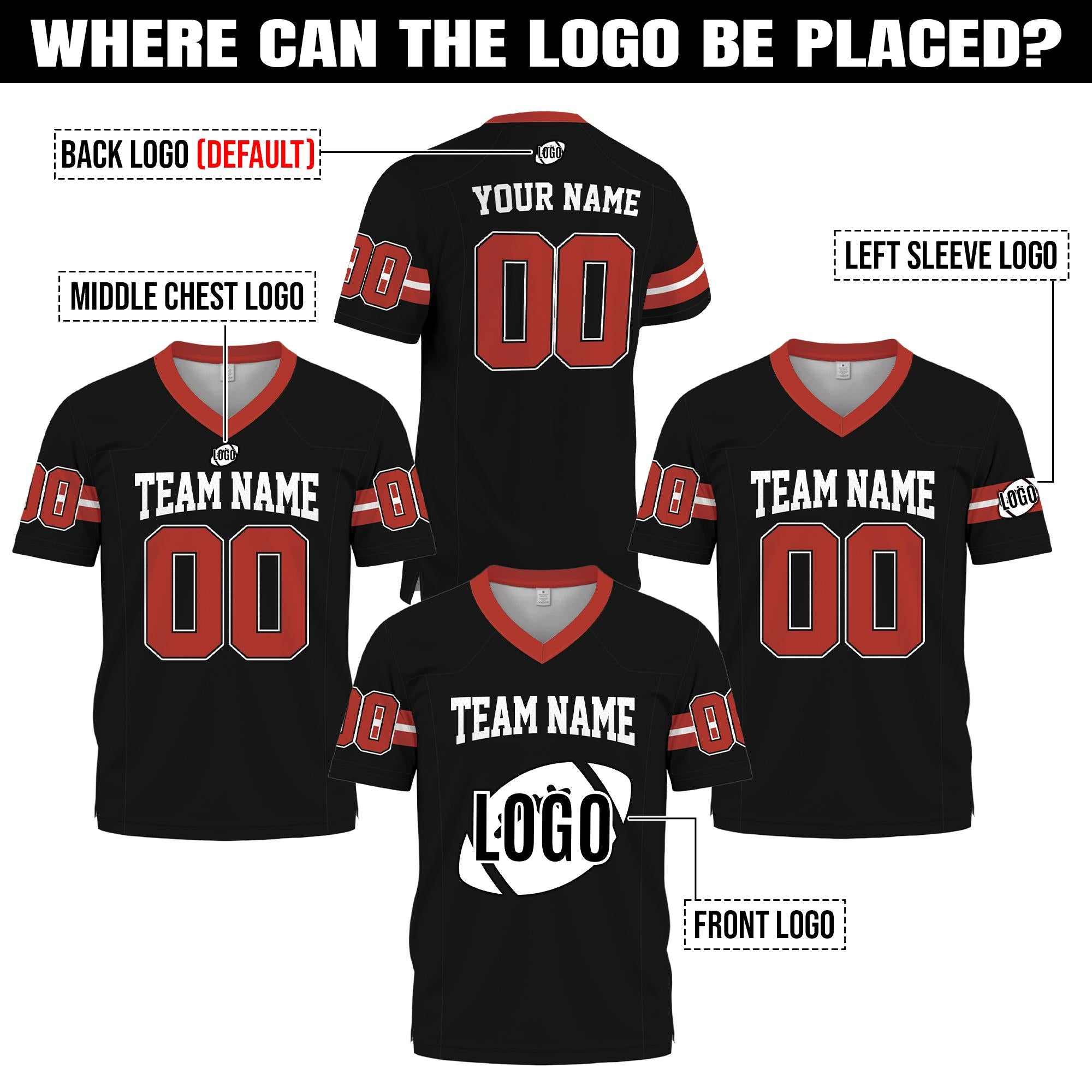 Personalized Football Game Day Casual Wear Outfits with Player Names, Customized Jersey Family for Men women youth kids, Matching jersey