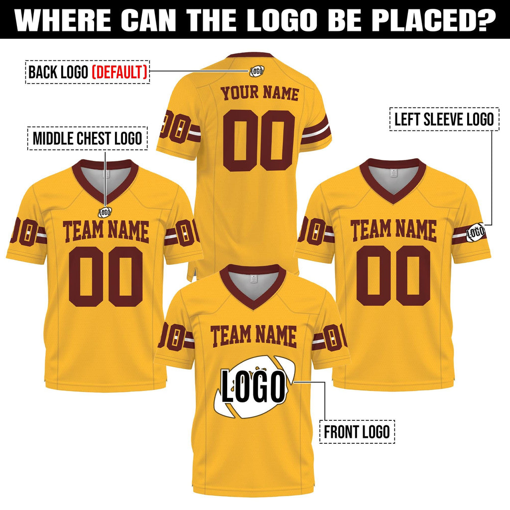 Customized Football Jersey for Men women youth kids, Custom V-Neck Shirt Football Jersey, Game Day Outfits, Birthday Gifts For Best Friend