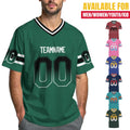 Personalized Gradient Football Jersey Game Day Family Matching Outfit, Customized Team Shirt with Player Name Number, Birthday Gift for him