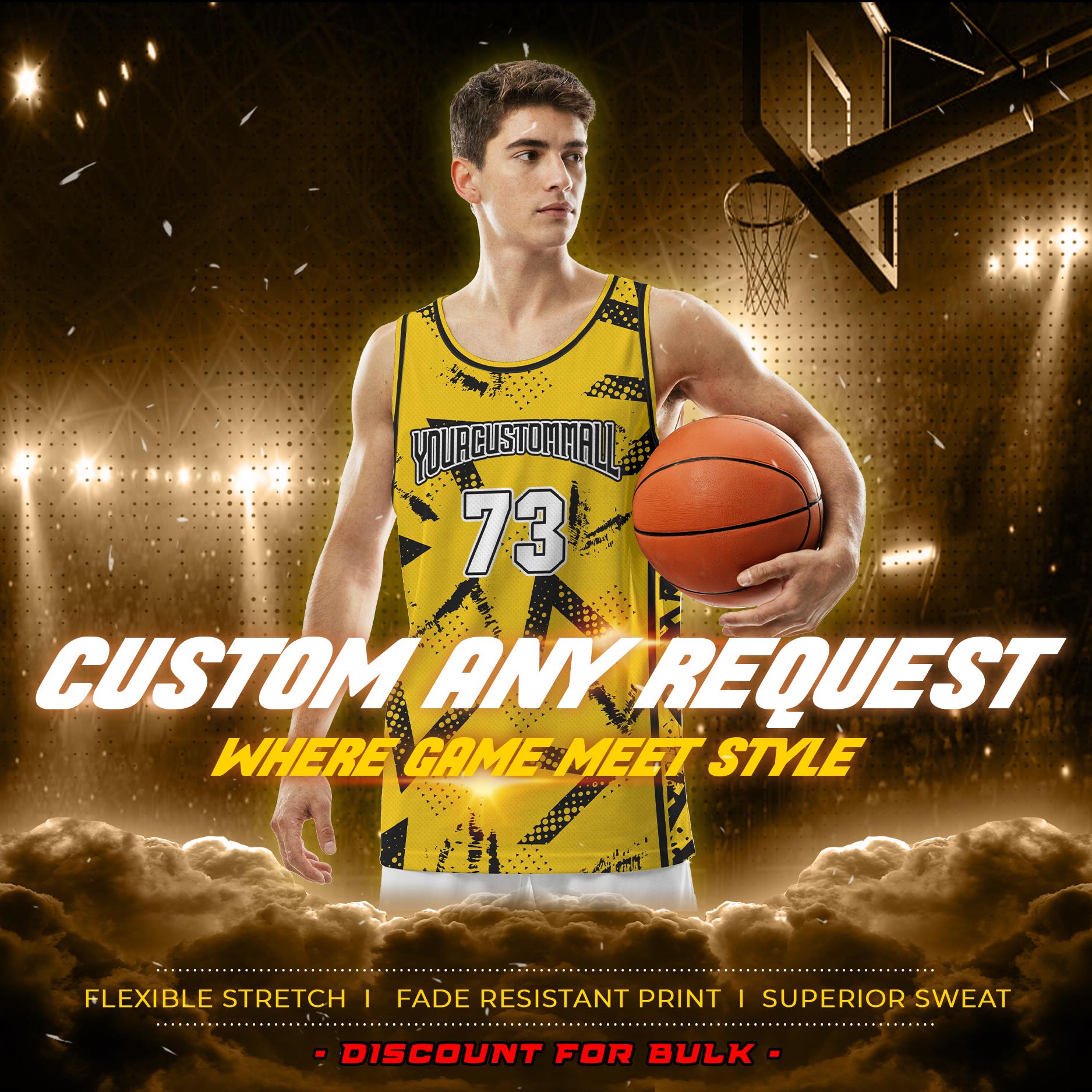 Custom Name & Number Basketball Jerseys Team Uniform Shirt, Personalized Jersey Sports Wear for Adult Youth Kid Gifts for fan