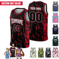 Personalized Team Name Number Logo Basketball Jersey Tank Top For Adult Youth Kid, Custom Basketball Shirt Team Sports Game day Outfit